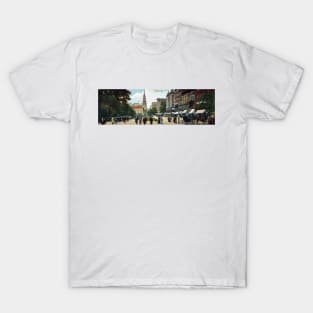 1905 The Mall and Park Street Church Boston T-Shirt